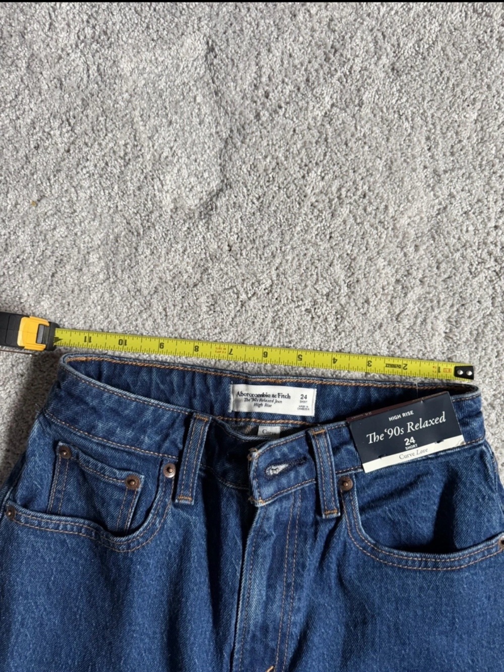 Abercrombie & Fitch Dark Blue '90s Relaxed High-Rise Jeans